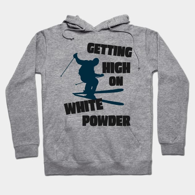 Ski Skiing Funny Saying Snow Skier Hoodie by Foxxy Merch